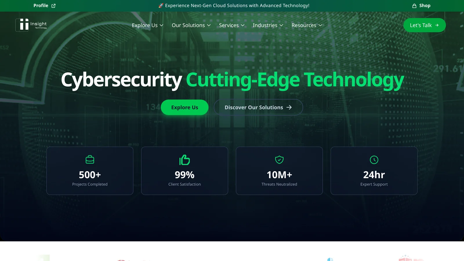 Insight Technology homepage